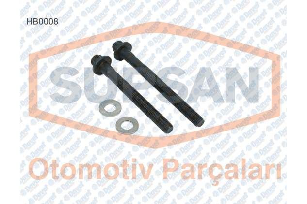 SUPSAN HB0008 Silindir Kapak Saplamasi (10 Adet) Megane-Clio Symbol 1.4/1.6 - R19 1.4i (K7m/K7j) (E6j/E7j)